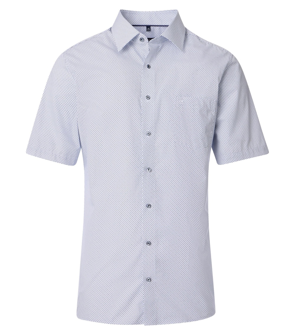 CASAMODA Businesshemd Kurzarm Print Comfort Fit