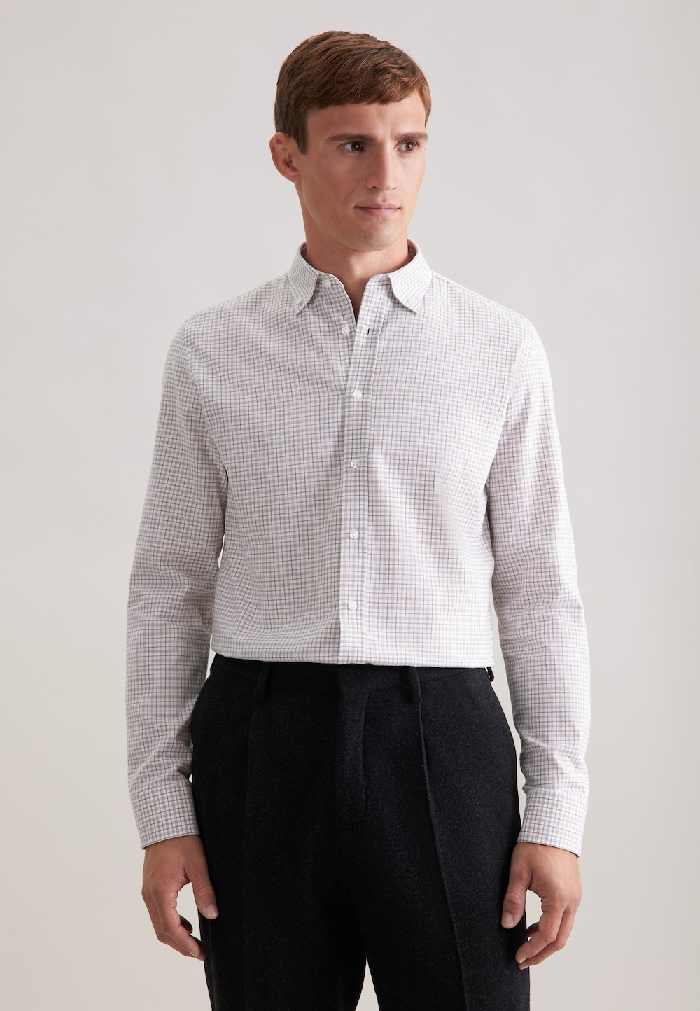 Herren Flanellhemd - Karo