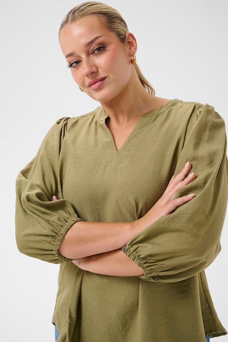 Langarm-Bluse Regular fit