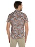 Herren Kurzarm-Hemd slim fit , Rostorange