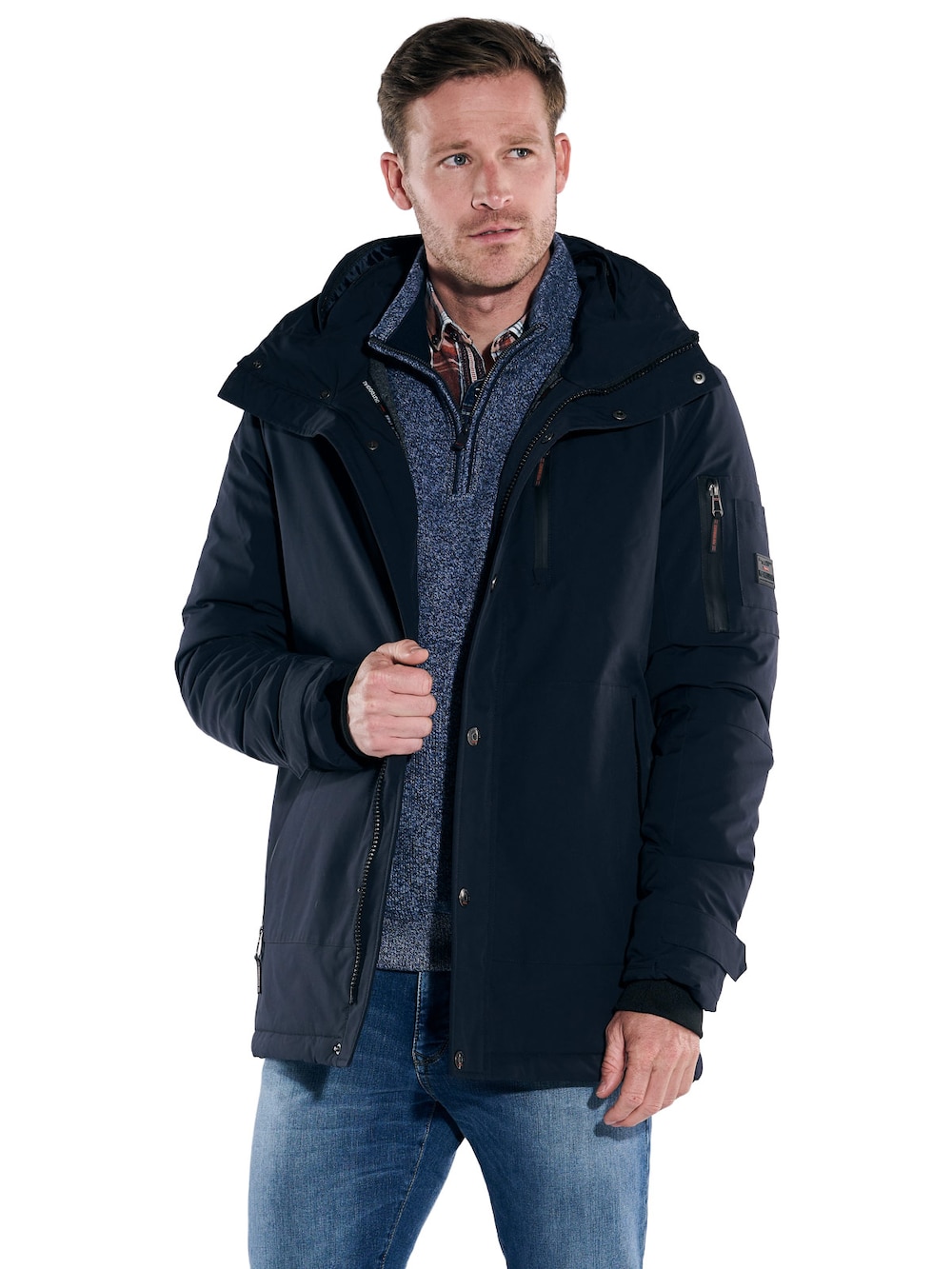 engbers Herren Wasserdichte Funktionsjacke , Saphirblau