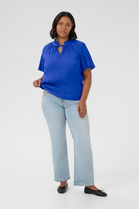 Kurzarm-Bluse Regular fit
