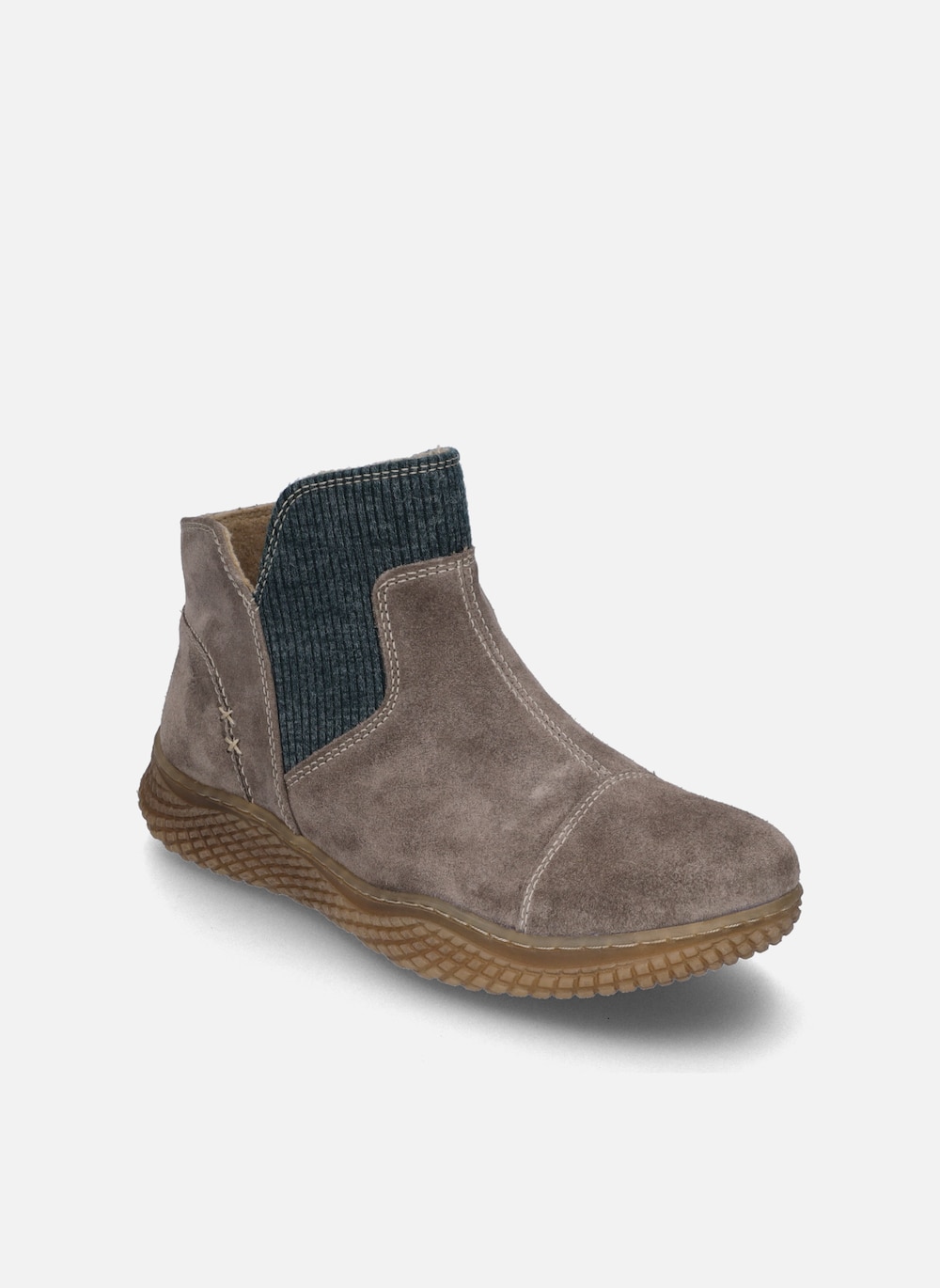 Damen Stiefelette Amelie 08, grau-kombi