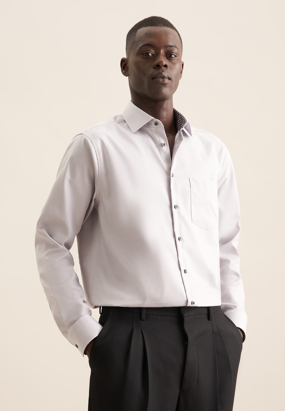 Herren Business Hemd - Uni