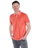 Herren Polo-Shirt strukturiert , Hellrot