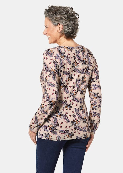 GOLDNER Gedessineerd shirt Gedessineerd shirt