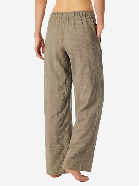 Schiesser Damen Pyjamahose Mix Relax jade