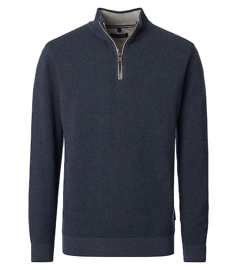 Troyer uni Basic Knitwear