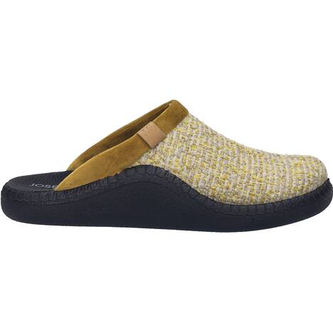 Damen Hausschuh Monaco D 01, gelb-kombi