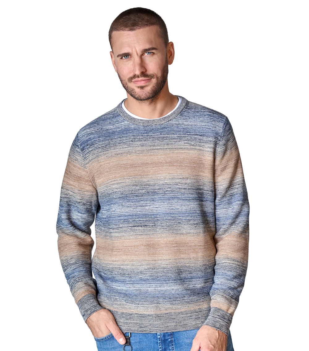 Pullover gestreift