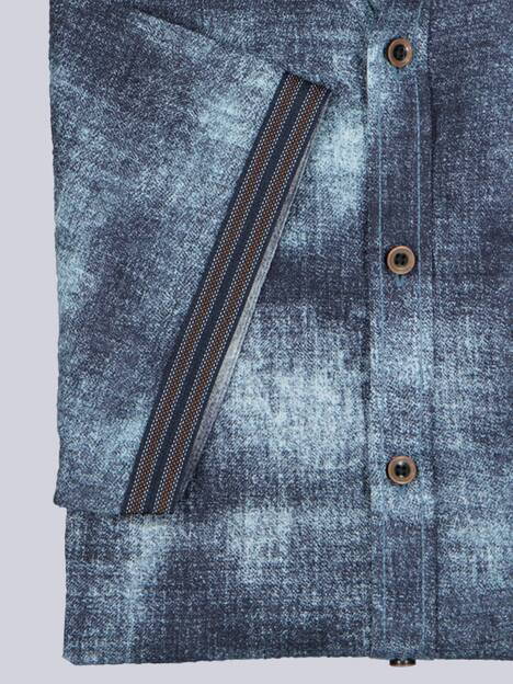 engbers Herren Hemd kurzarm , Brilliantblau