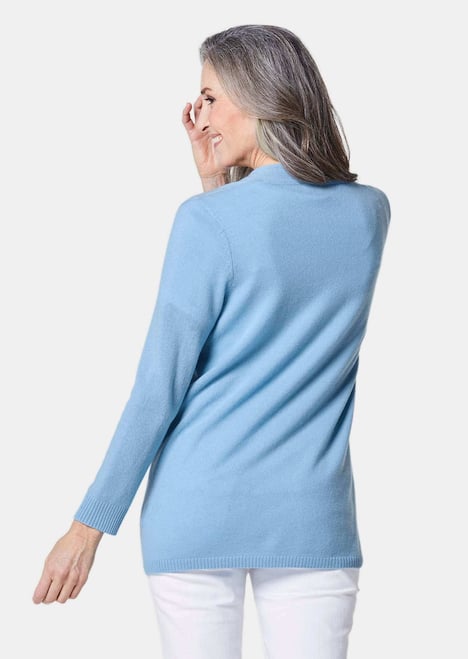 Langarm Feinstrick-Cardigan