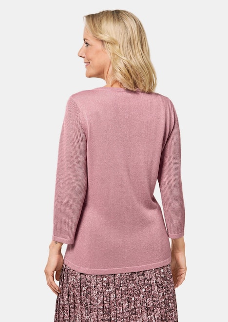 Pullover mit Glanzgarn