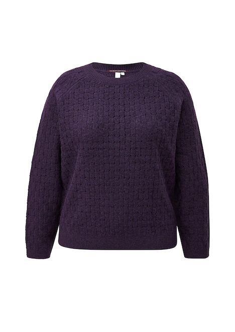 Weicher Pullover mit Strukturmuster