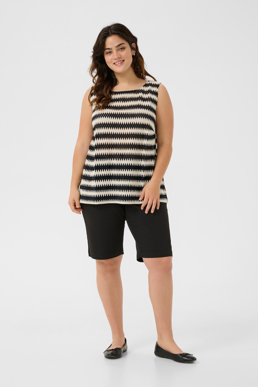 Ärmellose Bluse Regular fit