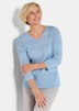 Sommerpullover mit V-Ausschnitt