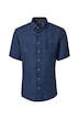 Leinenhemd Kurzarm uni Casual Fit