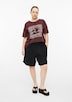 Shorts aus luftigem Leinenmix