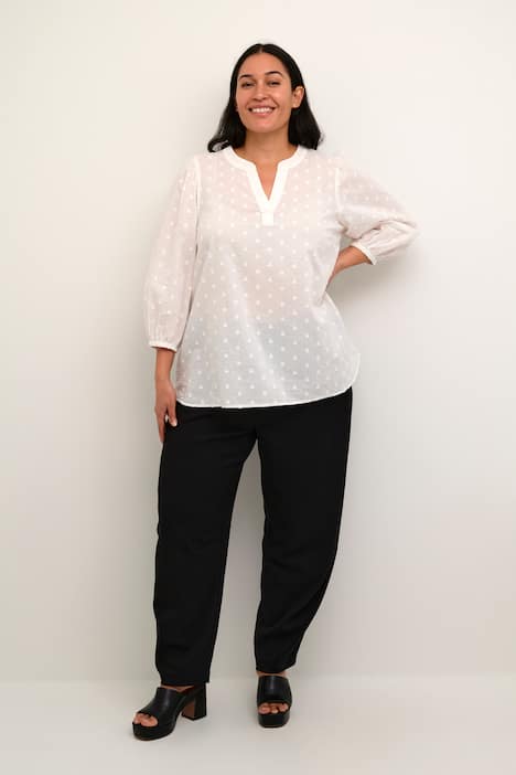 Langarm-Bluse Regular fit