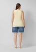 geripptes Tanktop mit Print