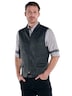 engbers Herren Sakkoweste mit Zipper , Anthrazit