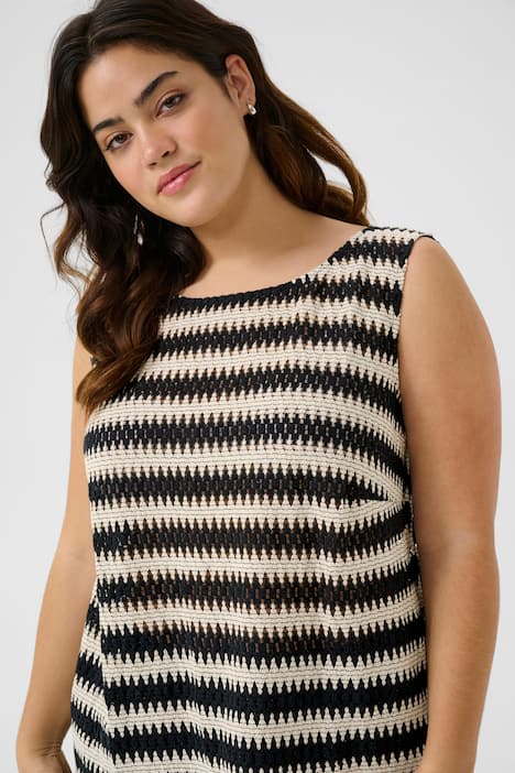 Ärmellose Bluse Regular fit