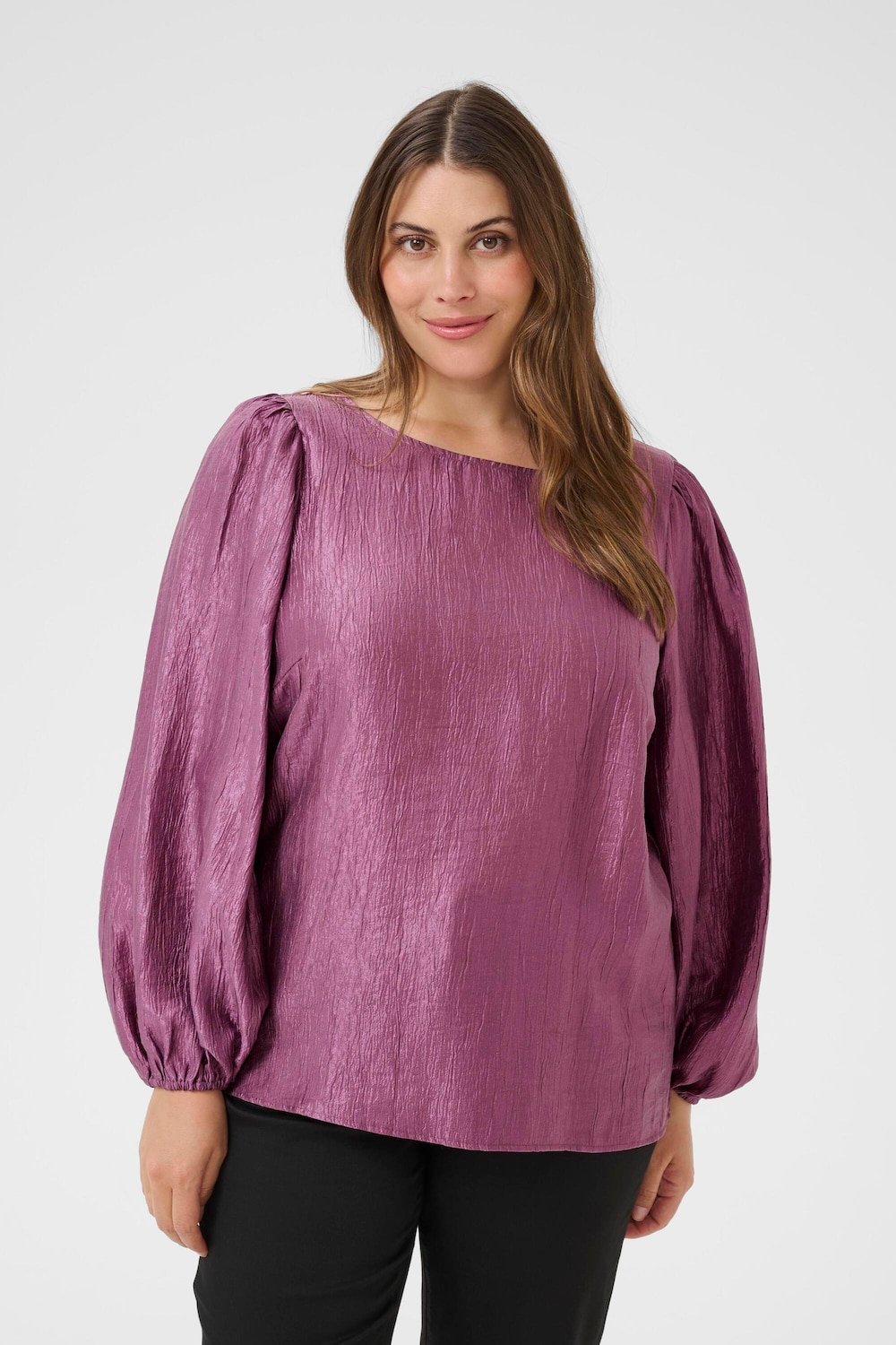 Langarm-Bluse Regular fit