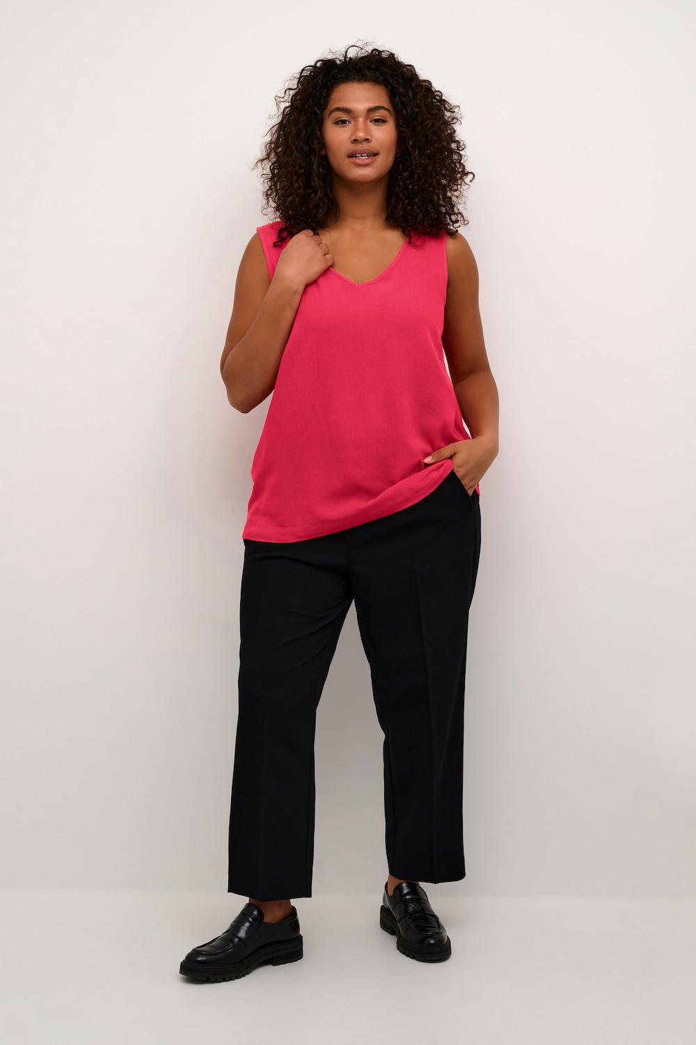 Ärmellose Bluse Regular fit