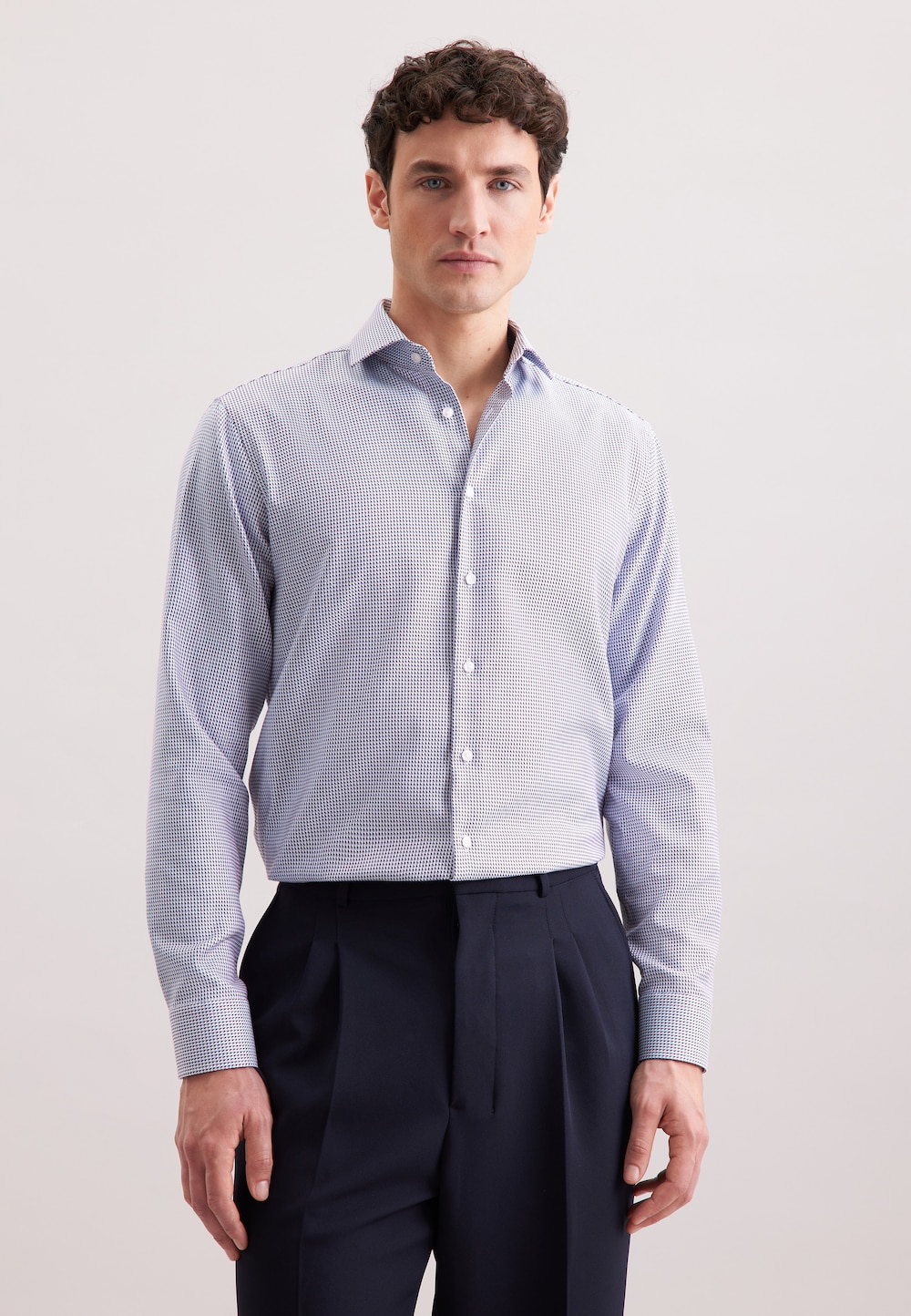 Herren Business Hemd - Pepita