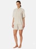 Schiesser Damen Shorty Selected Premium 7/8 - grau-jaspe