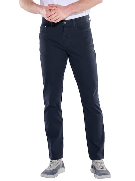 engbers Herren Hose regular , Marineblau