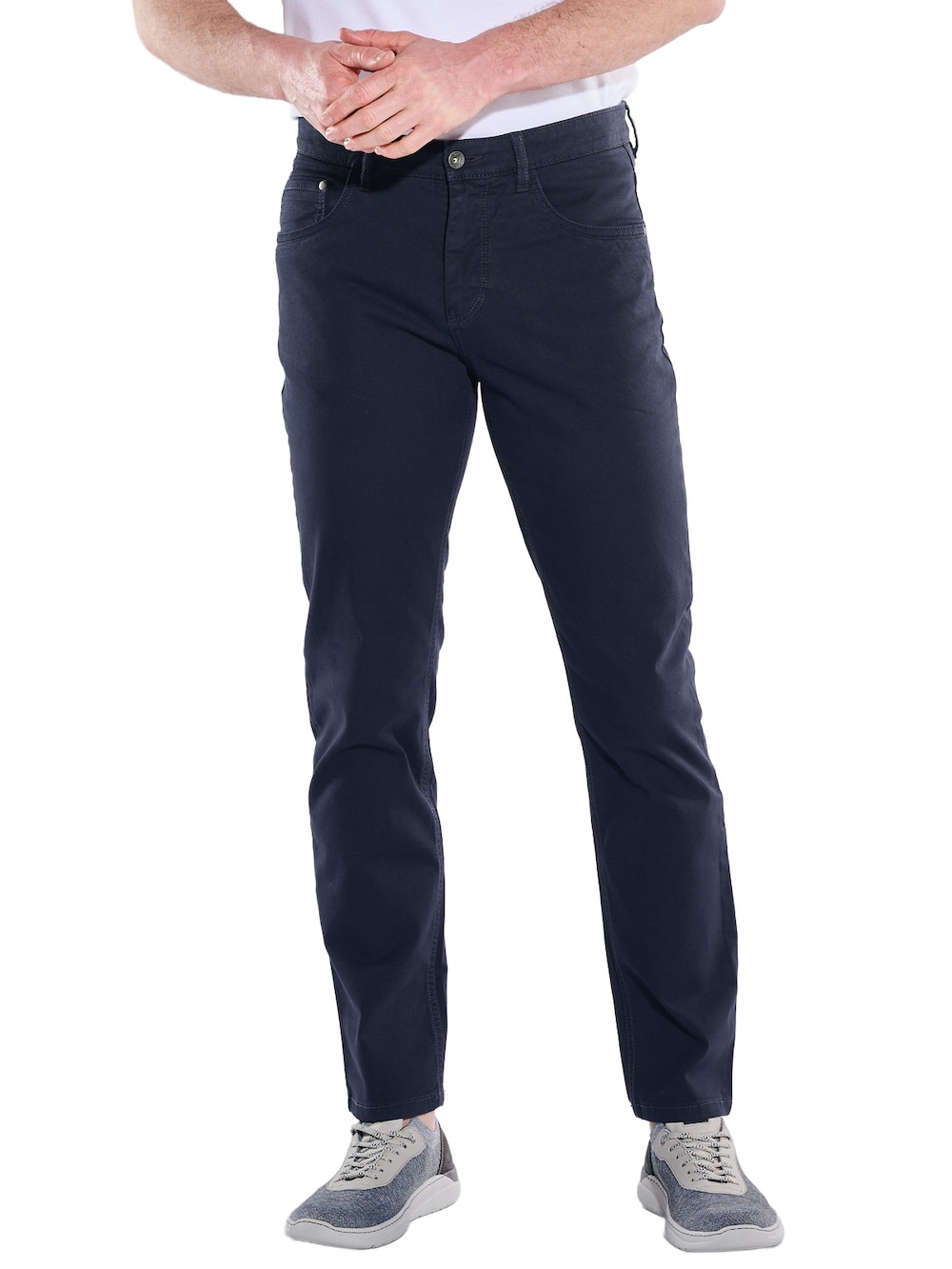 engbers Herren Hose regular , Marineblau
