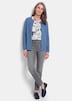 Cardigan aus Baumwolle, Rundhals