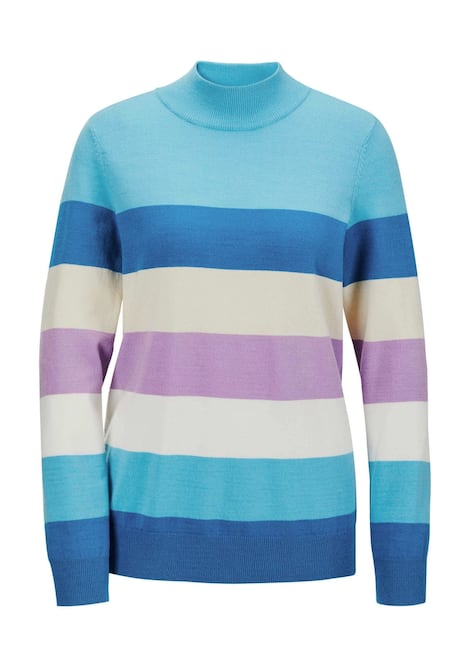 GOLDNER Tricot pullover Tricot pullover met blokstrepen