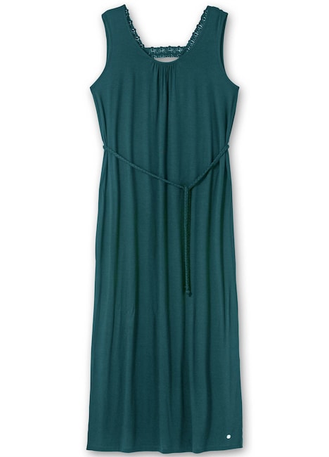 Maxikleid Ärmellos Uni Ohne Kragen