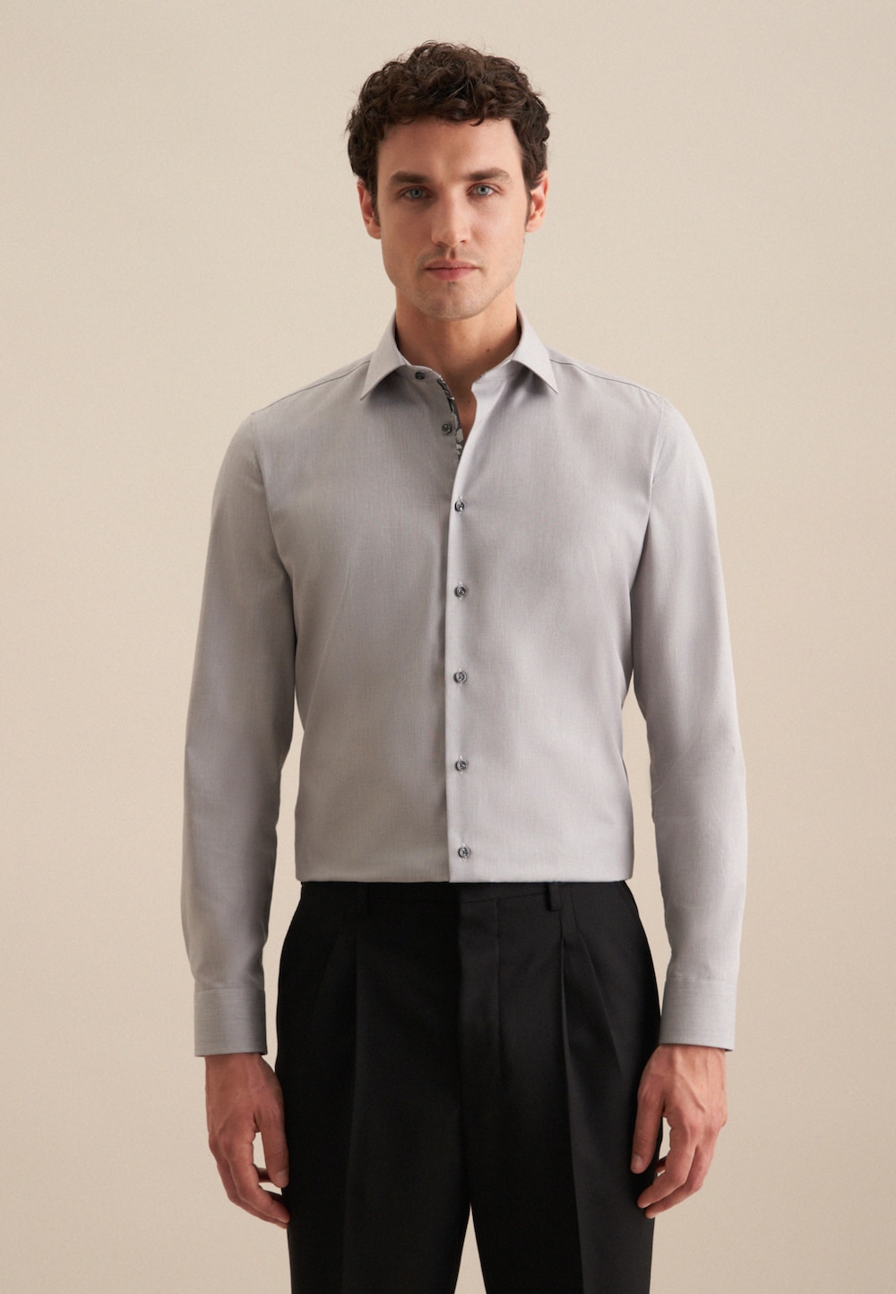 Herren Business Hemd - Uni