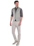Herren Weste , Braunbeige