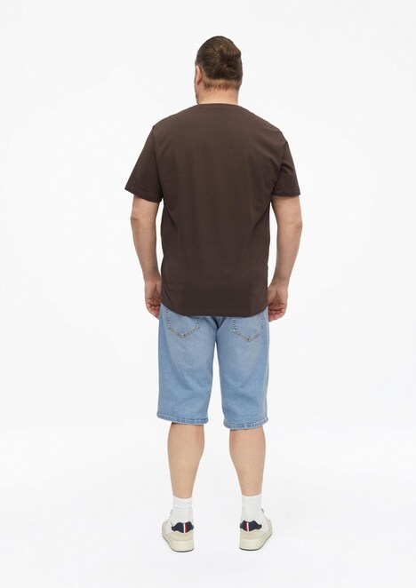 Baumwoll-T-Shirt mit Logo-Print
