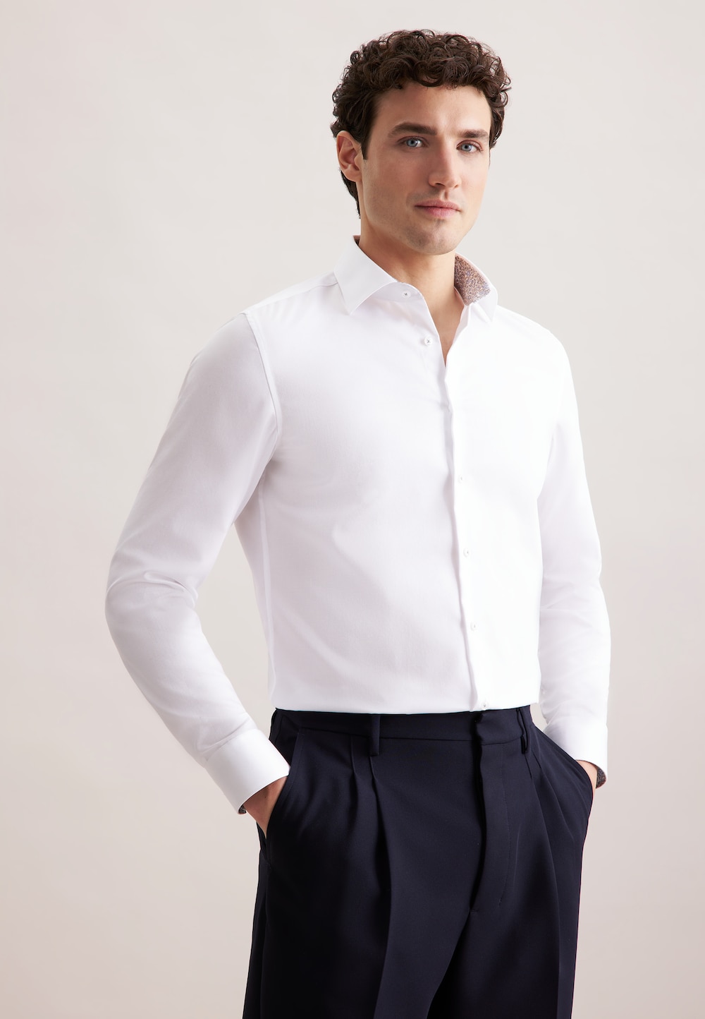 Herren Business Hemd - Uni