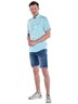 engbers Herren Kurzarm-Hemd aus Leinen , Mint