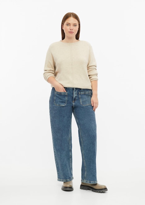 Jeans Wide / Mid Rise / Wide Leg