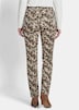 LOUISA-broek met print in jeanslook