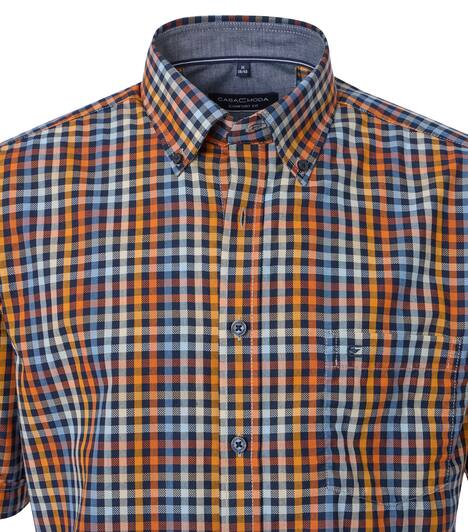 Freizeithemd Kurzarm kariert Comfort Fit