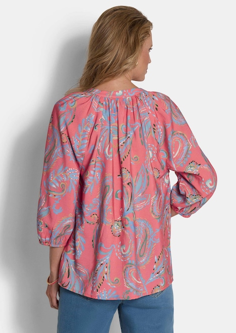 Viscose blouse met paisleyprint