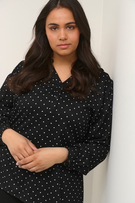 Langarm-Bluse Regular fit