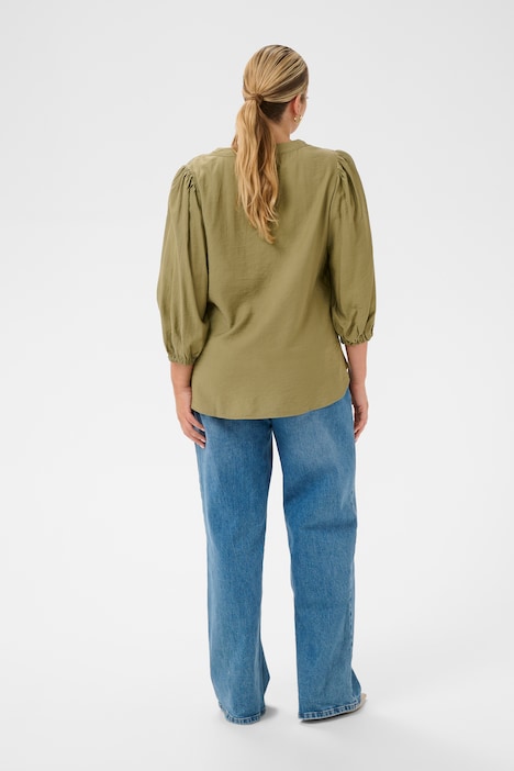 Langarm-Bluse Regular fit