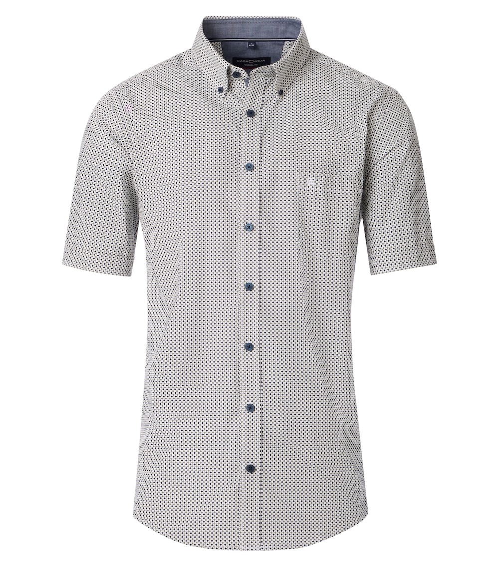 Freizeithemd Kurzarm Print Casual Fit