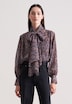 Damen Ausgestellte Bluse - Druck