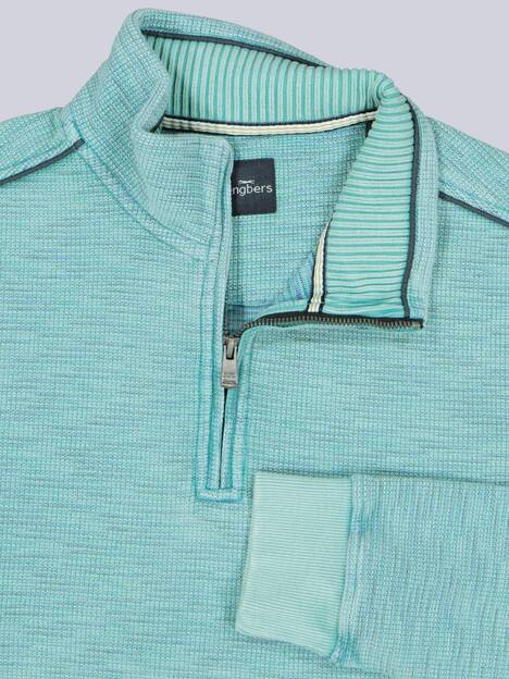 engbers Herren Sweatshirt Stehbund , Tuerkis