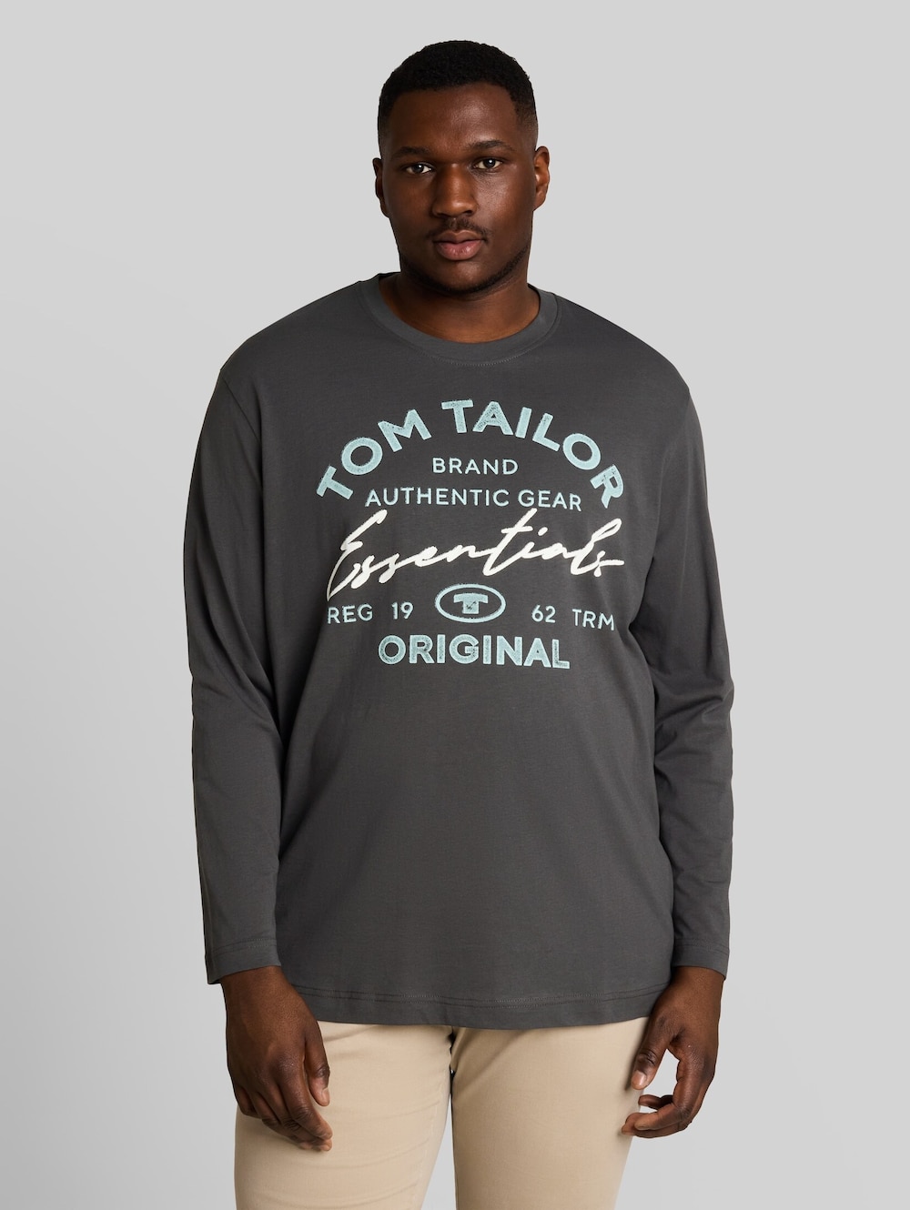 Langarmshirt mit Logo-Print